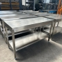  Stół gastronomiczny ze stali nierdzewnej z półką 180x60x86