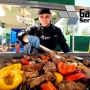 Grill gastronomiczny gazowy do szaszłyków prosiaka