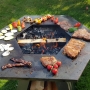 Grill ogrodowy drzewny gastronomiczny professional